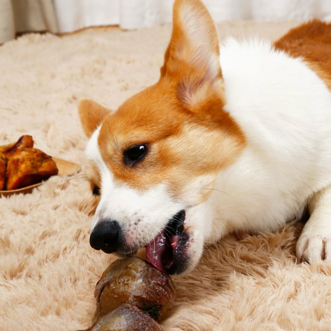 PeaChew Air-Dried Beef Knee Bone Chew