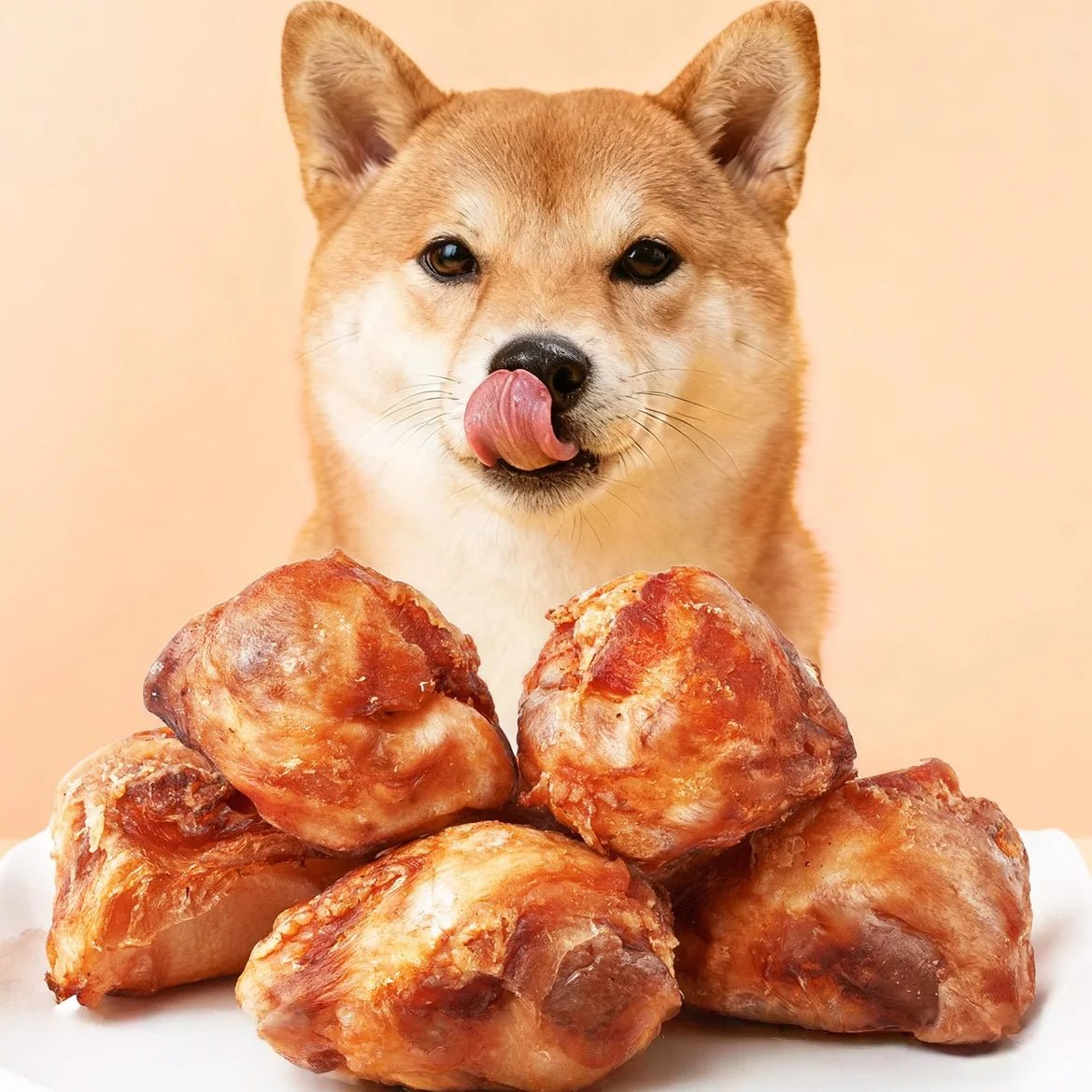 PeaChew Air-Dried Beef Knee Bone Chew