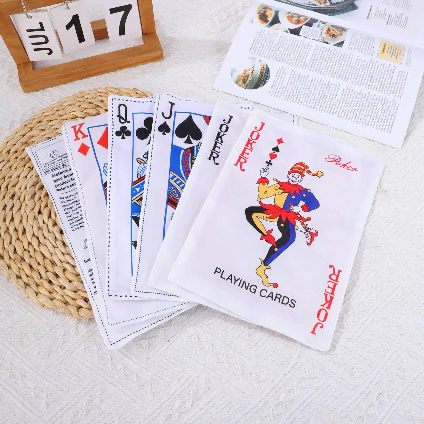 Tough Crinkle Card Toy: Chew-Proof, Washable Fun