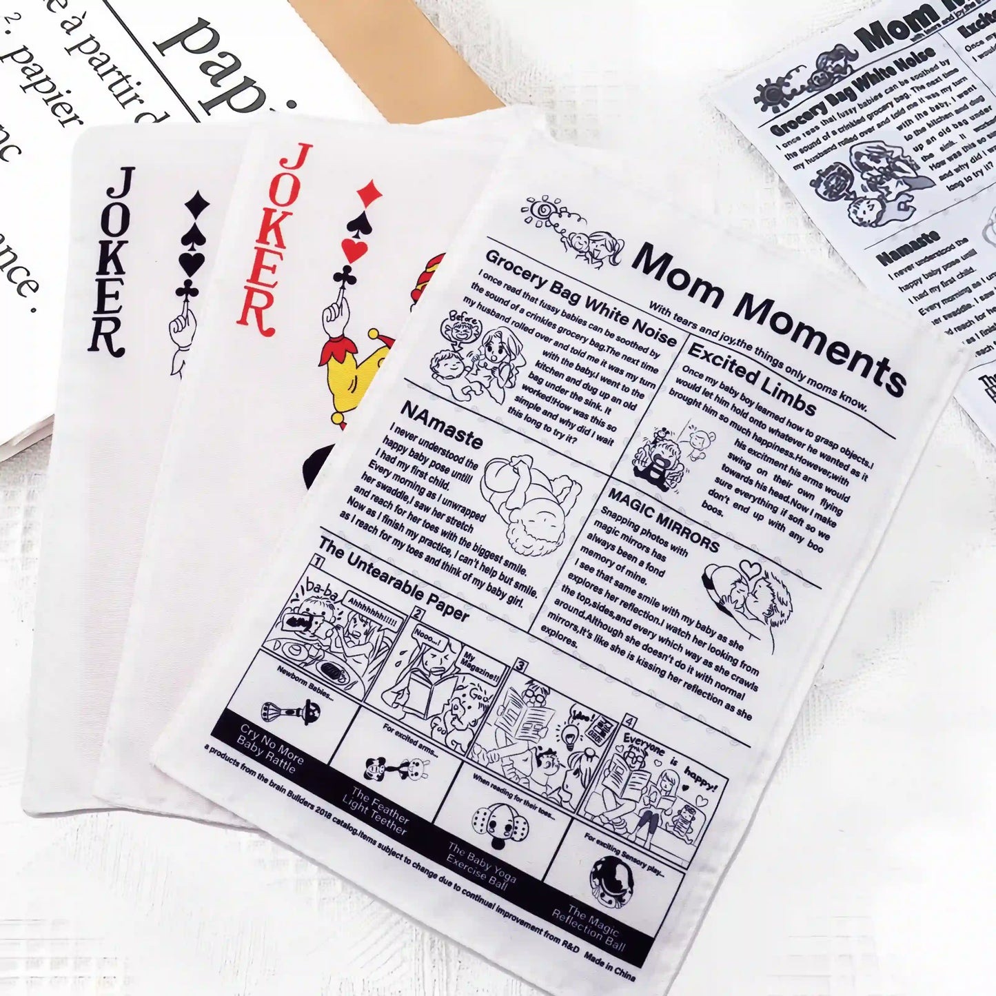 Tough Crinkle Card Toy: Chew-Proof, Washable Fun