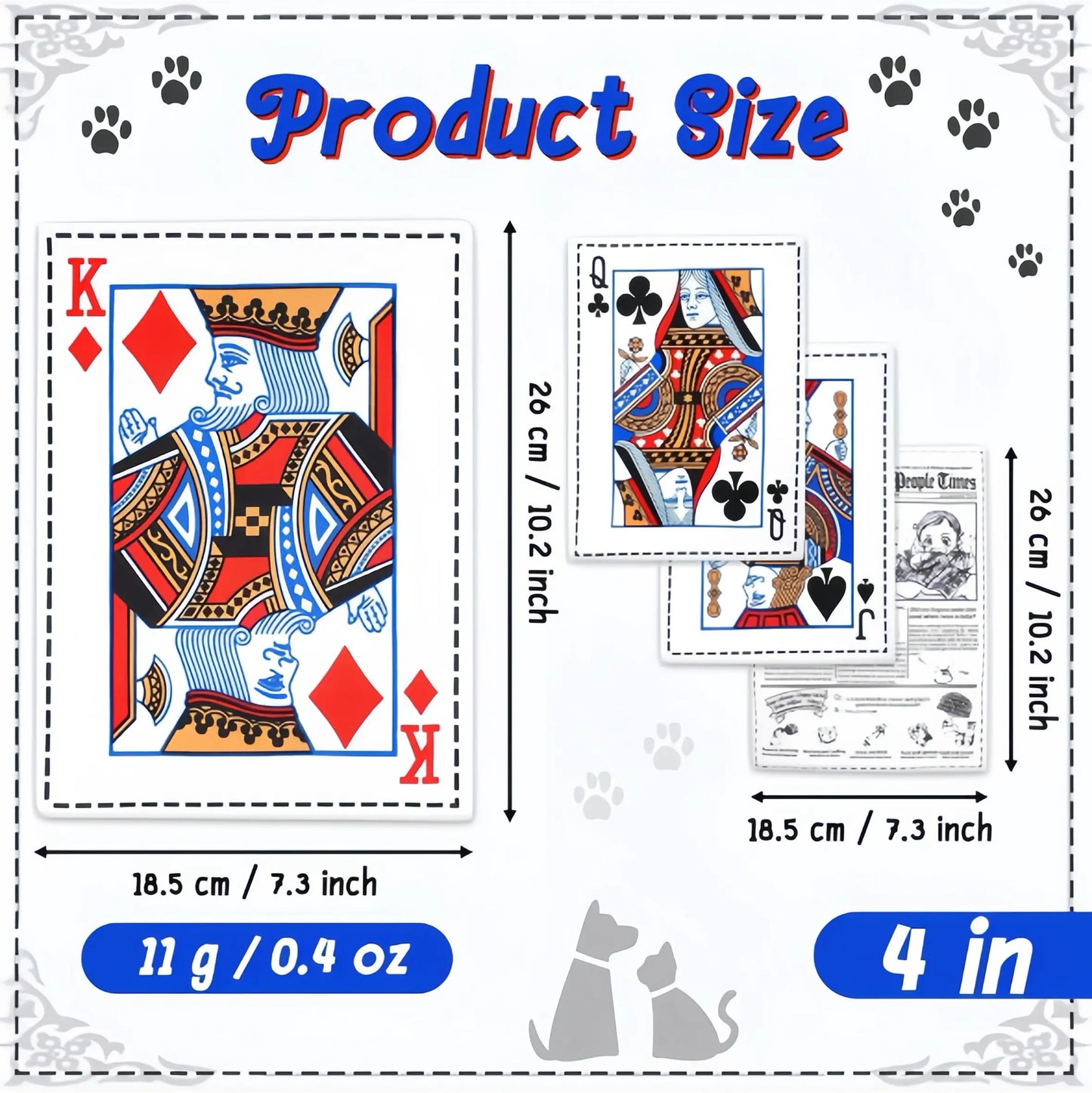 Tough Crinkle Card Toy: Chew-Proof, Washable Fun